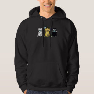 Sudadera Gato lindo vestido con máscara facial Cutis Gatito