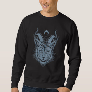 Sudadera Gato Lucipurr Satánico Demoníaco Malvado Gatito Sa