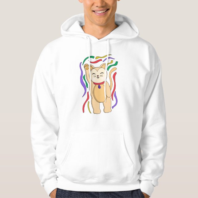 Sudadera Gato Lucky (Anverso)