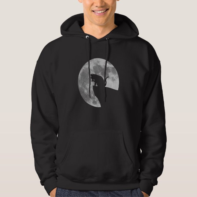 Sudadera Gato Luna Llena (Anverso)