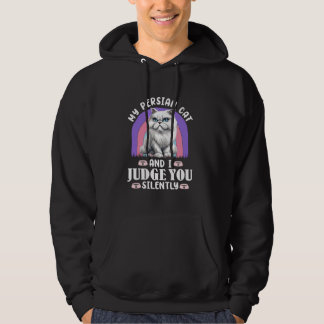 Sudadera Gato Madre MI GATO PERSA Y YO TE JUZGAMOS FERNITO 