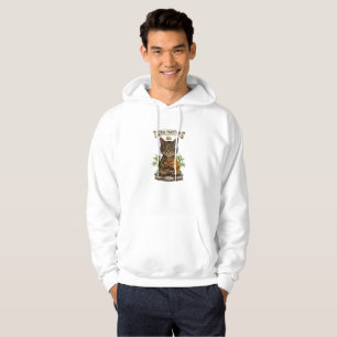 Sudadera Gato Maestro Zen Divertido Regalo Gato Gris Atigra