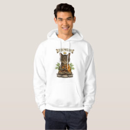 Sudadera Gato Maestro Zen Divertido Regalo Gato Gris Tabby 