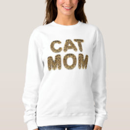 Sudadera Gato mamá camiseta gato furr texto