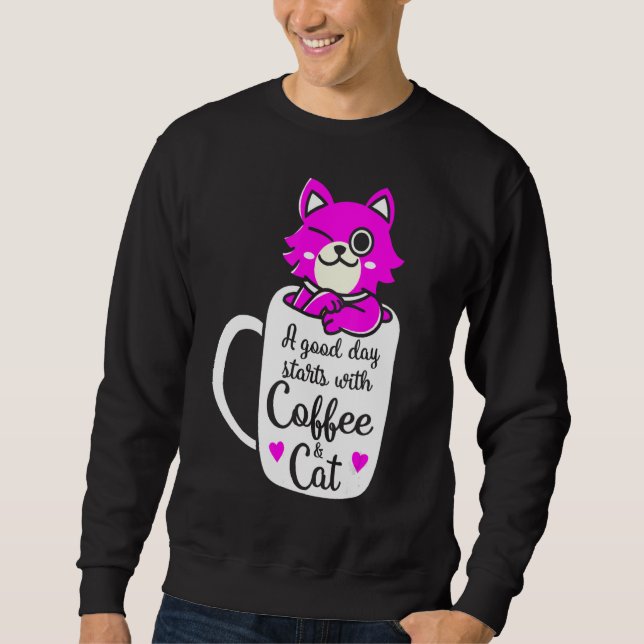 Sudadera Gato Mamá rescató animales Rescate animal Gato 19 (Anverso)