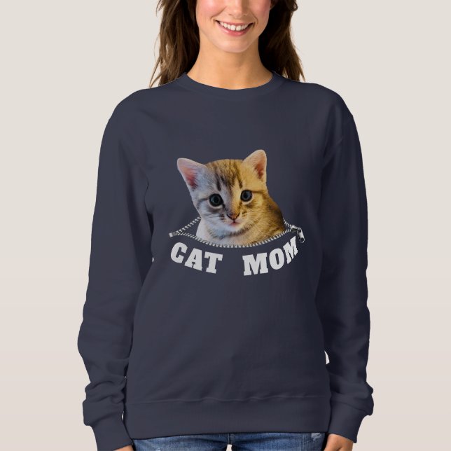 Sudadera Gato mamá T-Shirt (Anverso)