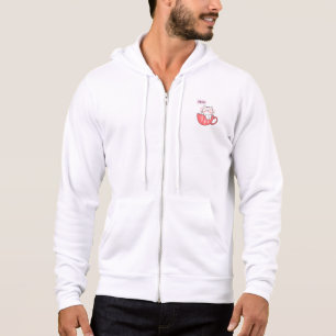 Sudadera gato maullar en una taza