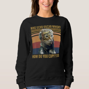 Sudadera Gato Mike Eco Óscar Whisky Cómo Te Copias Sobre Vi