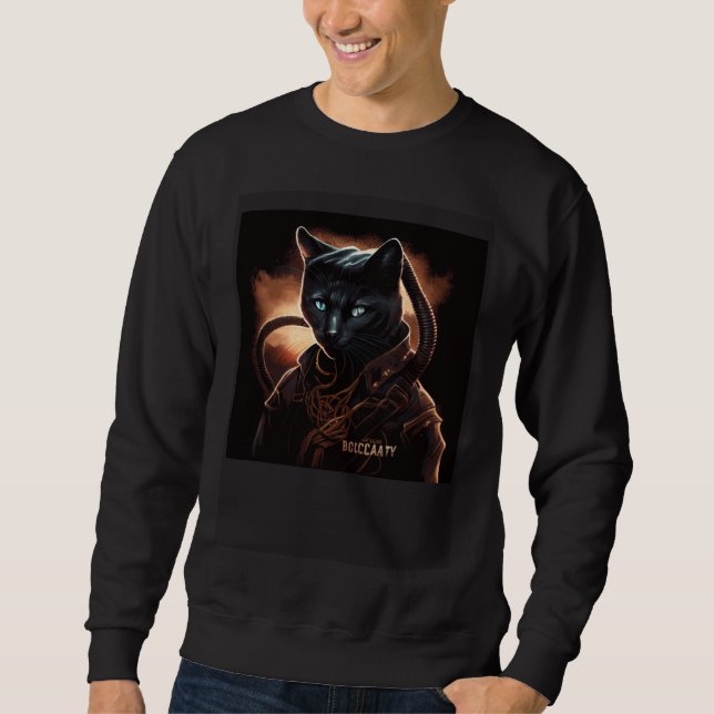 Sudadera Gato Mordiendo Nieve  1 (Anverso)