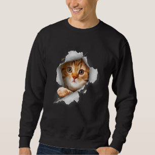 Sudadera Gato Naranja Gato Rato Ropa De Ropa Gata Gato Kitt