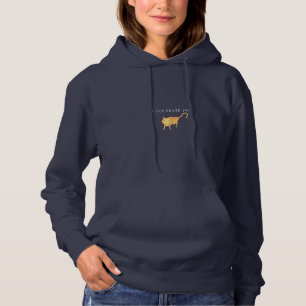 Sudadera Gato Naranja Tolerante Apático