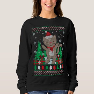Sudadera Gato Navidades feos Funny Holiday Familia Kitten X