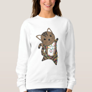 Sudadera Gato Navidades Nieve Animales De Invierno Gatos