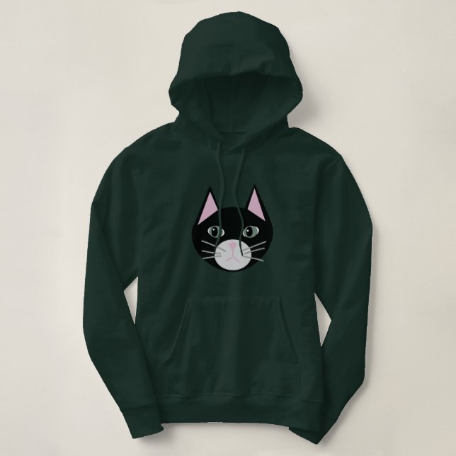 Sudadera Gato Negro (Diseño del anverso)