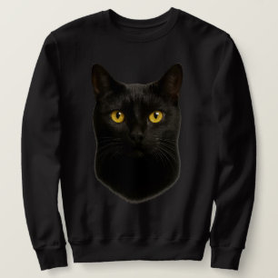 Sudadera Gato Negro 3D - Felino Realista Amante de Gatos