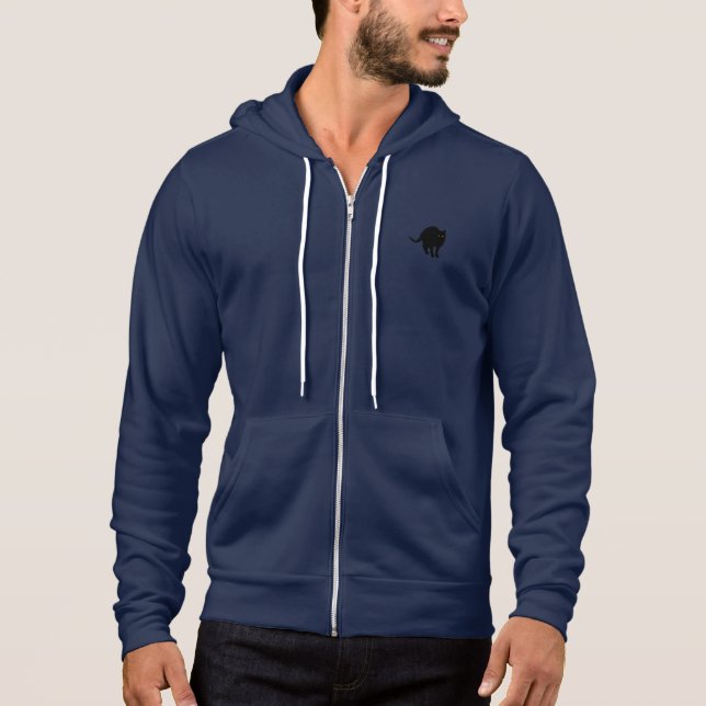 Sudadera Gato Negro Arqueado (Anverso)