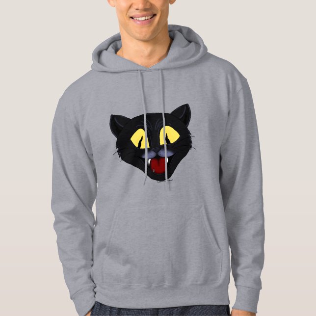 Sudadera Gato negro de Halloween (Anverso)