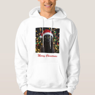 Sudadera Gato negro de navidades - foto personalizada de Sa
