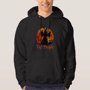 Sudadera Gato Negro Gente Ojo Halloween Moon Scary