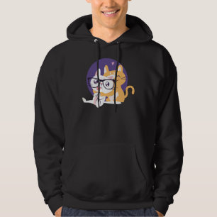 Sudadera Gato negro Kitty NERD CAT HUG mascota Kitten Cat