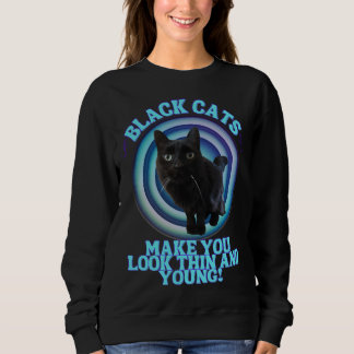 Sudadera Gato negro lindo