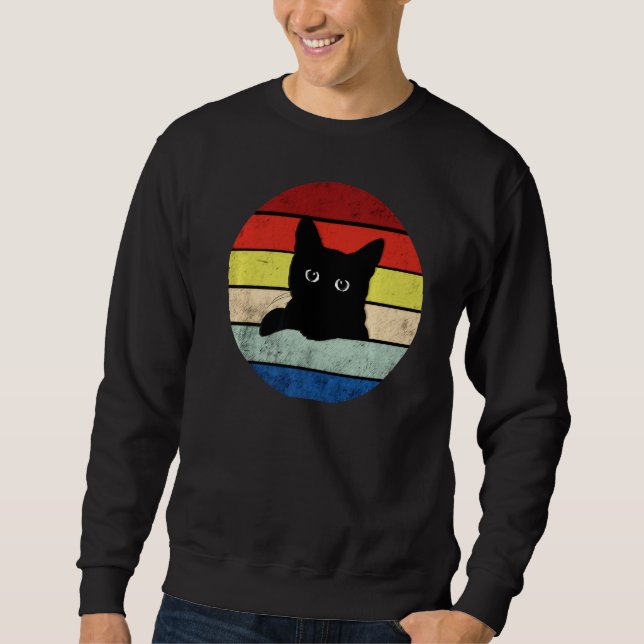 Sudadera Gato negro Lucky Black Cat (Anverso)