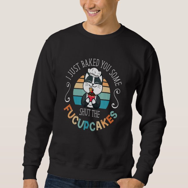Sudadera Gato Negro Que Acabo De Hacerte Un Poco De Cierra  (Anverso)
