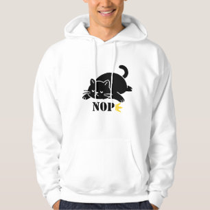 Sudadera Gato NOPE Divertido para Amantes de Gatos