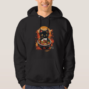 Sudadera Gato Otaku come fideos de Ramen japoneses 1