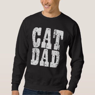 Sudadera Gato Papá Papas De Gatos