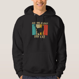 Sudadera Gato Para Hombres Mujeres Gato Negro Gato Persona