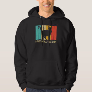 Sudadera Gato para hombres mujeres gato negro persona gat
