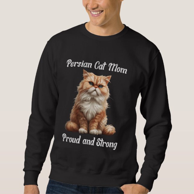 Sudadera Gato persa gracioso (Anverso)