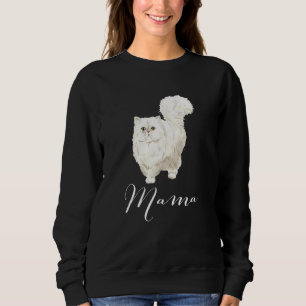 Sudadera Gato persa Mamá Gato Gato Mamá Gato Presenta Mamá