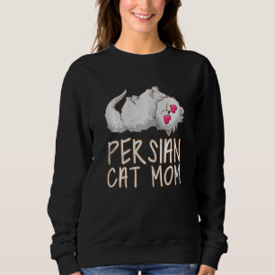 Sudadera Gato persa mamá mamá mamá madre gatos de gatitos p