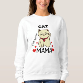 Sudadera Gato personalizado con nombre de gato femenino