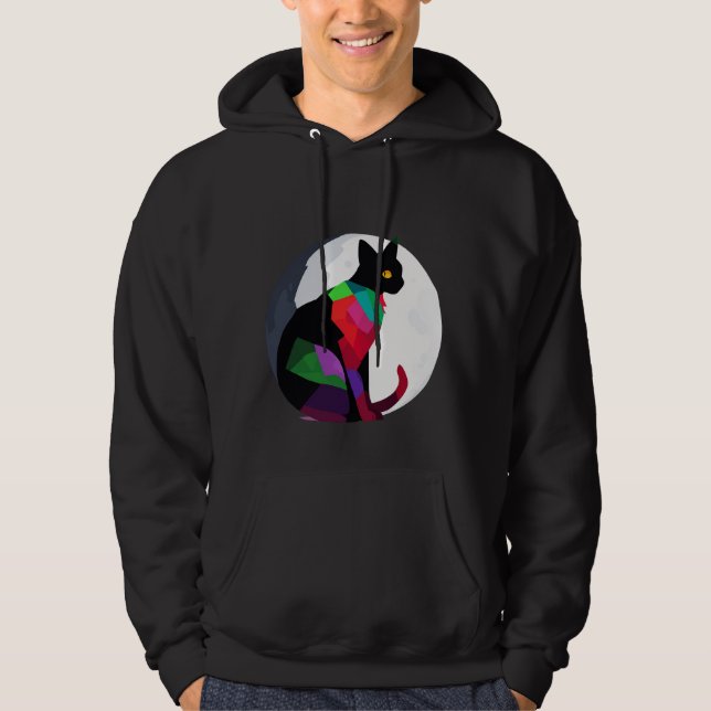 Sudadera Gato Pintado Elegante (Anverso)