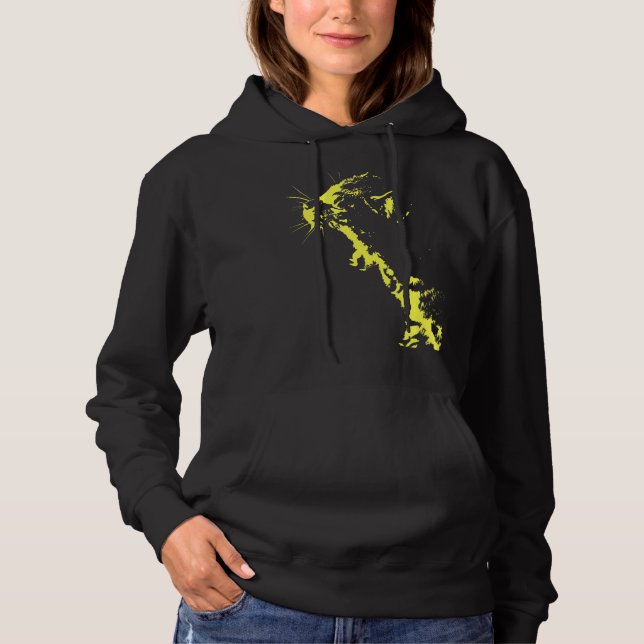 Sudadera Gato pop de gatito tierro (Anverso)