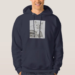 Sudadera Gato Ragdoll Retrato Mens Hooed Sweatshirt