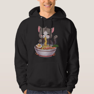 Sudadera Gato Ramen Japonés Kawaii Anime