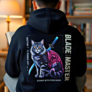 Sudadera Gato Ronin Cyberpunk - Regalo Genial para Amantes