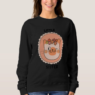 Sudadera Gato rosado colorido de hermanita