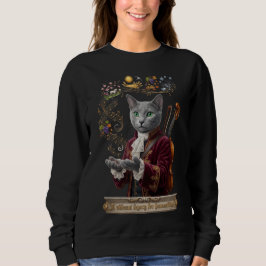 Sudadera Gato Russian Blue Vivaldi: Un Legado Vibrante