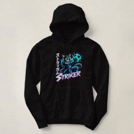 Sudadera Gato Samurái Dinámico para Mujeres - Para Amantes