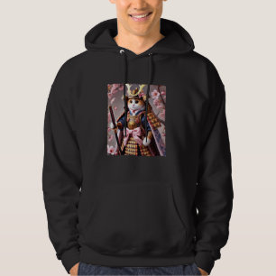 Sudadera Gato Samurái Japonés Gato Kawaii Ninja Gatito Arte