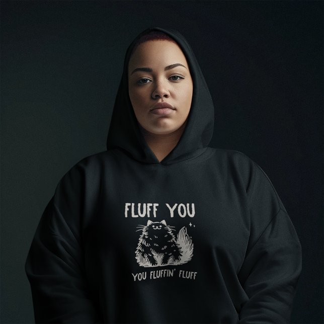 Sudadera Gato sarcástico gracioso (Funny Sarcastic Cat Hoodie)