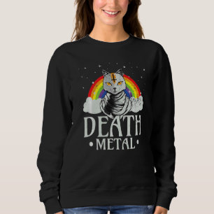 Sudadera Gato satánico de rock gótico para conciertos festi