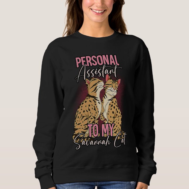 Sudadera Gato Savannah  10 (Anverso)