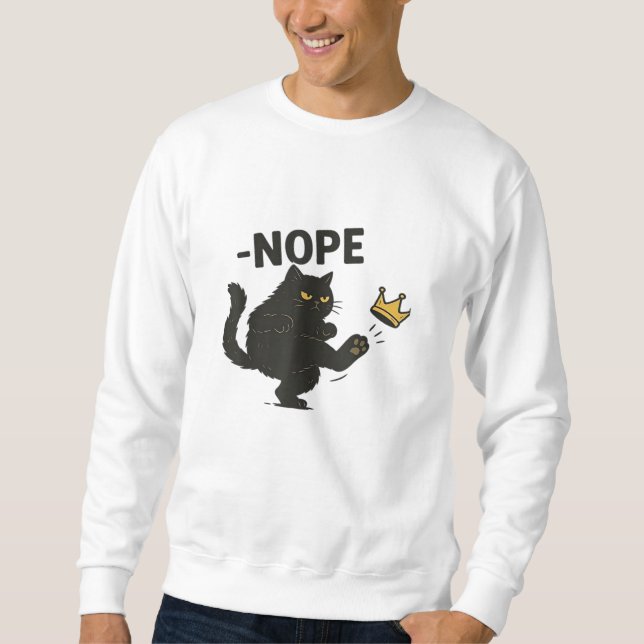 Sudadera Gato Sin Reyes En América  (Anverso)