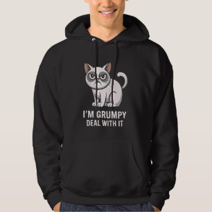 Sudadera Gato, soy un mal trato con el divertido diseño del